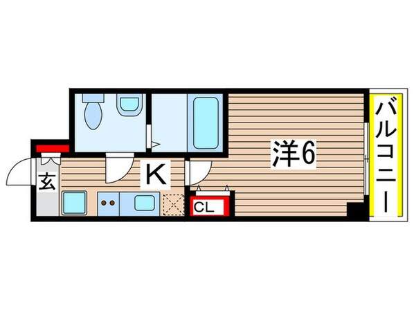 アリビオ立花の物件間取画像